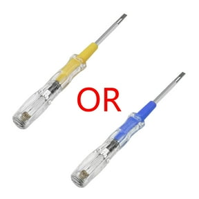 Electrician Pen Double-ended Dual-purpose Cross-head Flat-blade Screwdriver Volt Detector Pen for Factory Worker