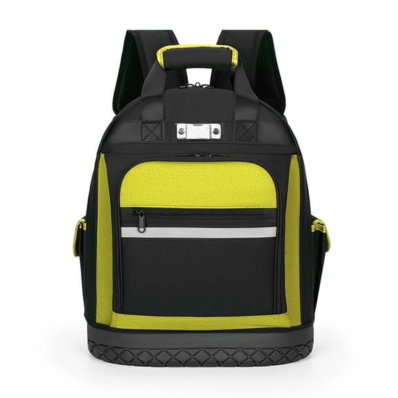 Electrician Tool Backpack Oxford Fabric Multiple Pocket Compartments Waterproof Base For Professional Electrician