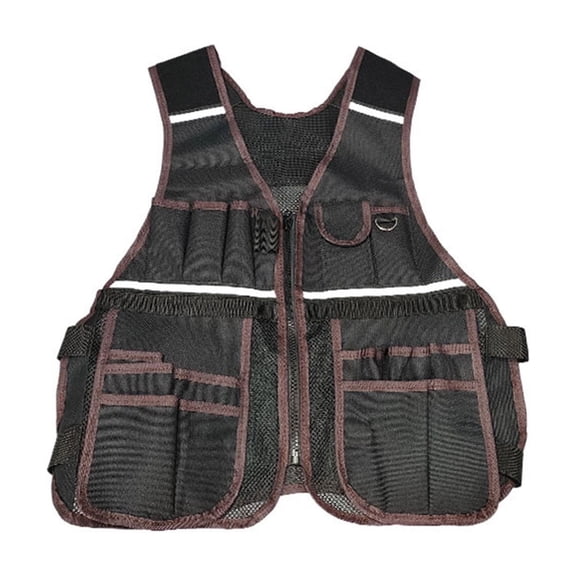 Electrician Tool Vest with Multiple Pockets Reflective Workwear Work Vest Perfect For Various Trades