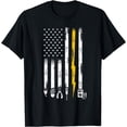 thumbnail image 1 of Electrician US Flag Tools for Electricians T-Shirt, 1 of 4