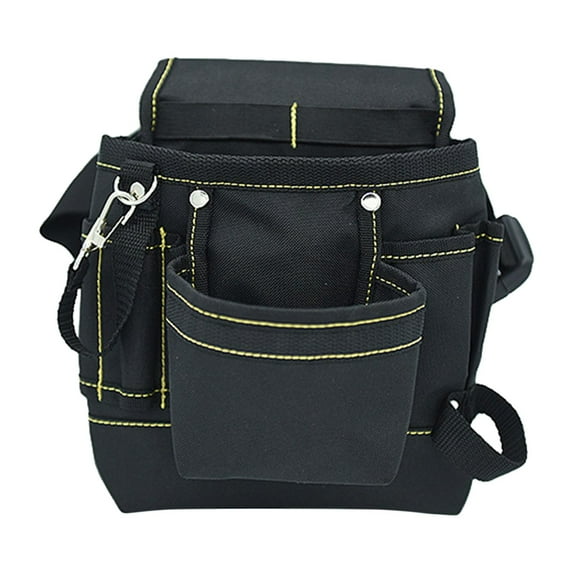 Electrician Waist Tool Bag Thickened Tool Organizer Large Capacity Waist Bag Oxford Cloth for Electrician Construction Worker