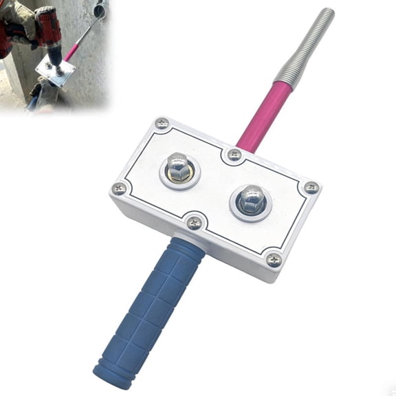 Electrician Wire Pulling Assistant Tool, Drill Powered Wire Puller Fish Tape Wire Puller, Portable Wire Feeder With Non-Slip Handle, High-Strength Metal Construction for 1/4" Drills