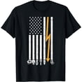 thumbnail image 1 of Electricians Flag Funny Electric Graphic T-Shirt, 1 of 4