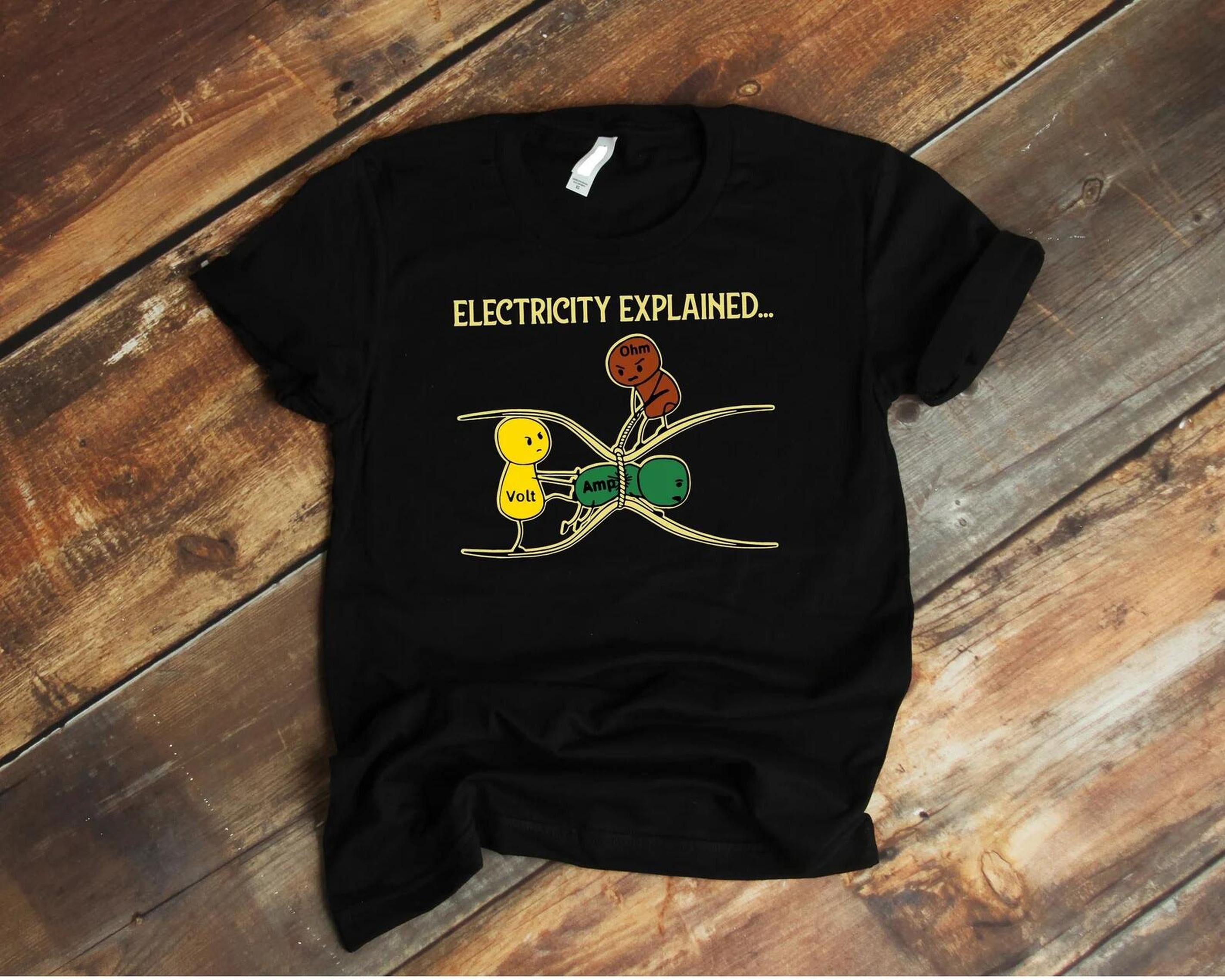 FUNNY RESISTANCE NOT FUTILE T-Shirt Electrician Science Gift
