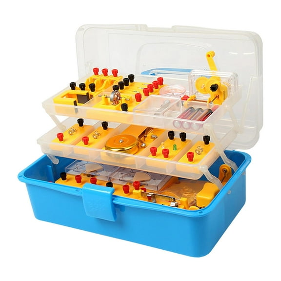 Electricity Magnetism Circuit Set ABS Plastic Compact for High School Students Science Classroom Learning