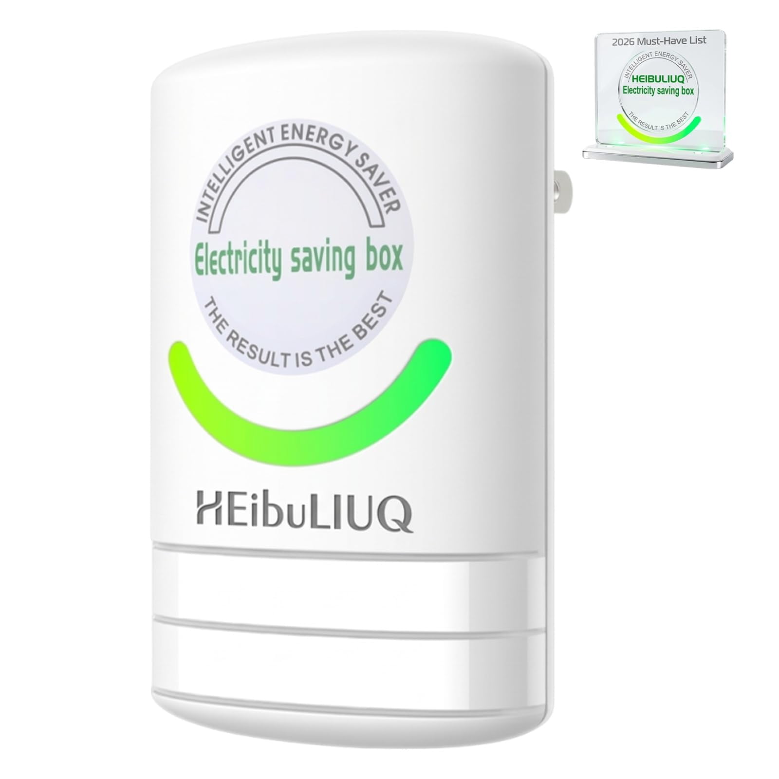 Electricity Saving Box for Home Office, Smart Power Saver Device Plug to Reduce Energy Bill, Automatic Stable Voltage Regulator Efficiency Equipment, Circuit Surges Protector Appliance