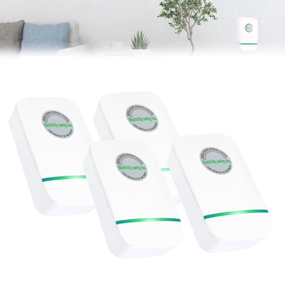 Electricity Saving Box, Smart Plug-in Energy Saver for Home & Office, Reduce Electric Bill, Surge Protector, 90V-250V4PCS