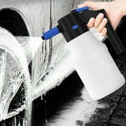 Electrics Foam Sprayer - 1.5L High Pressure Car Washer, Multi-Purpose Cleaners with Rechargeable Battery for Auto Cleaning, Garden Watering and Home Use