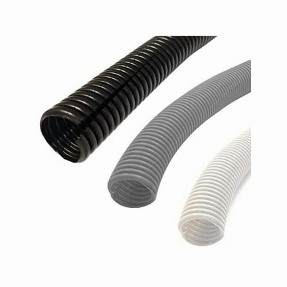 Electriduct WL-ED-PE-075-100-WT 0.75 in. 100 ft. Polyethylene Split Wire Loom - White