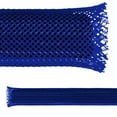 thumbnail image 1 of Electriduct 1.50" PET Expandable Braided Sleeving - 25 Feet Length - Blue, 1 of 3