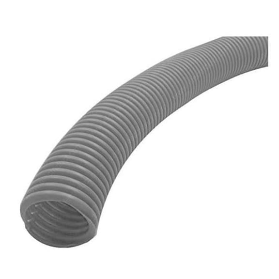 Electriduct WL-ED-PE-100-20-GY 1 in. Nominal Size & 20 ft. Length Colored Polyethylene Split Wire Loom, Gray