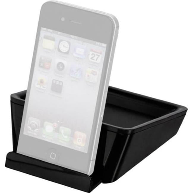 Electriduct BLL-CASA-BK 4 x 4 x 1.75 in. Blue Lounge Casa Universal Desktop Tablet Phone Stand & Valet Tray, Black