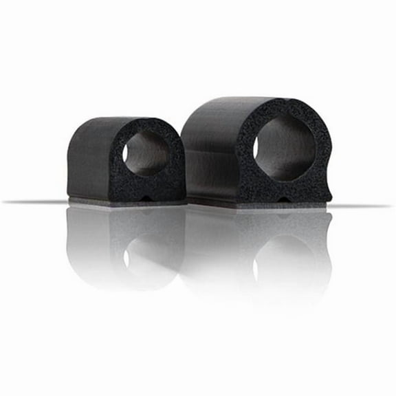 Electriduct UH-9D6-BK 6 Piece 0.375 in. D-Wings Cord Organizer Nail-Free Clips - Black