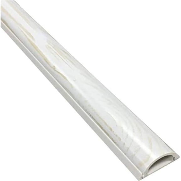 Electriduct CSX-1.5-59-WGWT 59 in. Cable Shield Protector Cord Cover, White Wood
