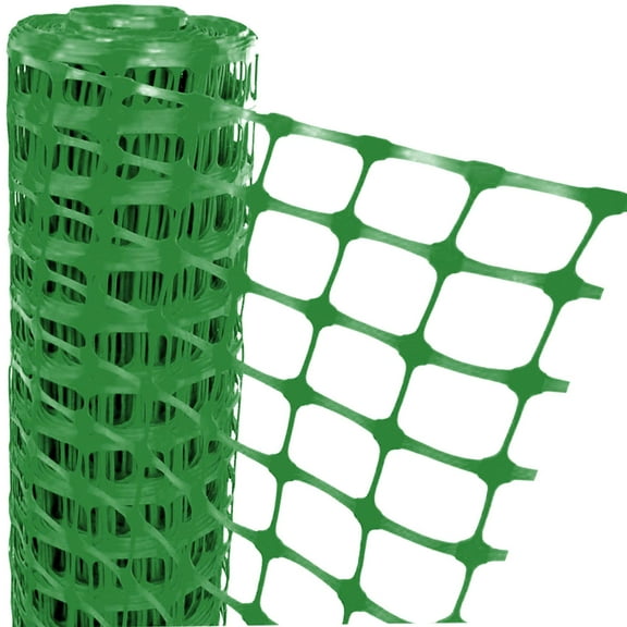 Electriduct Plastic Garden Safety Netting Barrier Fence - Green - 4 x 150 Feet