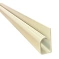 thumbnail image 1 of Electriduct Small Hook Channel Cable Raceway with Adhesive Back - Stick Length: 59" - Ivory - 5 Pack, 1 of 3