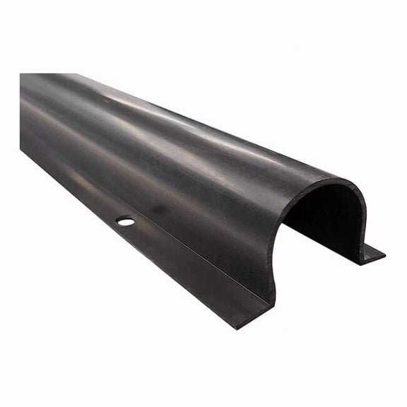 Wire Guard, 7/16 in H, 5 ft L, 7/16 in W, 1 Channel, PVC, Black SR-WG-050-5-BK