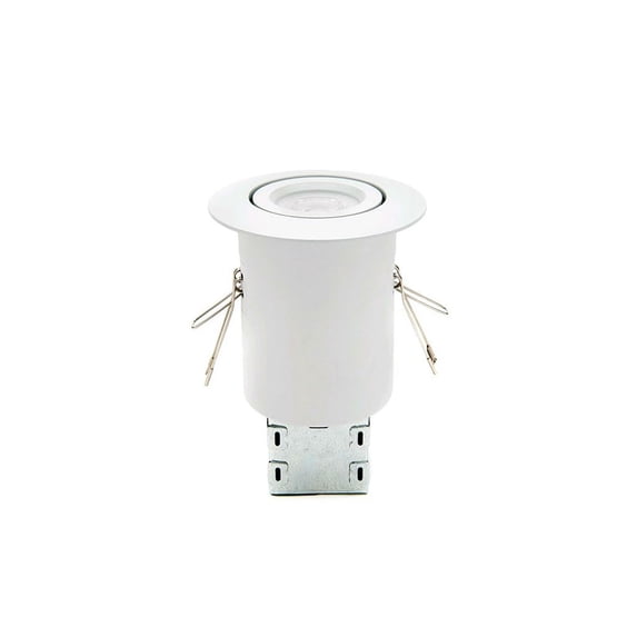 Electrix Essential 3" White Complete Fixture Gimbal Spot 743 LM 3000˚K CCT Warm White Light - DWL3GS9