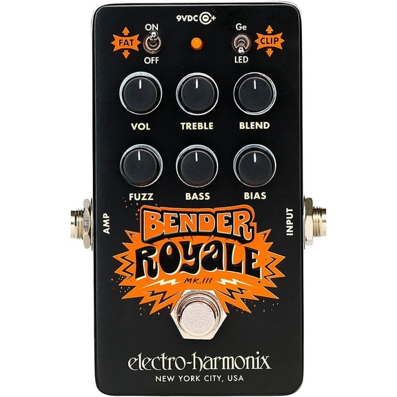 Electro-Harmonix BENDER ROYALE Germanium Fuzz, Black
