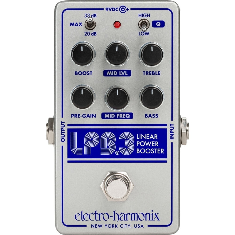 Electro-Harmonix LPB-3 Linear Power Booster and EQ Pedal