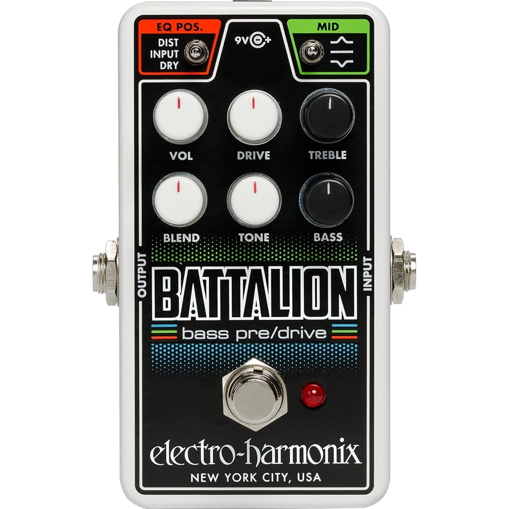 Electro-Harmonix Nano Battalion Bass Preamp and Overdrive Pedal