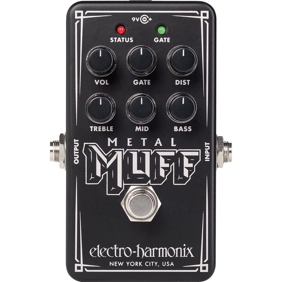 Electro-Harmonix Nano Metal Muff Distortion Pedal with Noise Gate