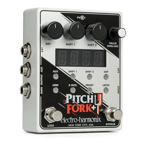 Electro-Harmonix Pitch Fork+ Polyphonic Pitch Shifter/Harmony Guitar Effect Pedal