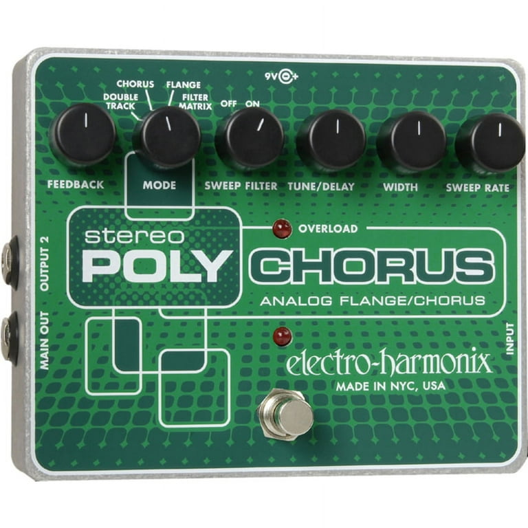 Electro-Harmonix POLY CHORUS エレクトロハーモニクス Electro-Harmonix Stereo Polychorus Analog Chorus/Flanger