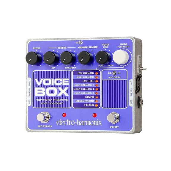 Electro Harmonix Voice Box Vocoder & Vocal Harmony Machine Guitar Effect Pedal