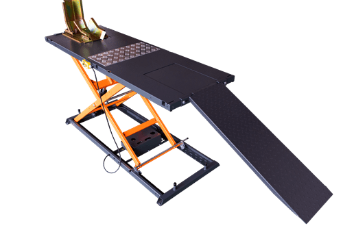 Electro HydraulicMotorcycle Lift Jack, 1100 LBS Capacity ATV Scissor Lift Jack,Motorcycle Lift Table for Motorcycle ATV UTV Powersports
