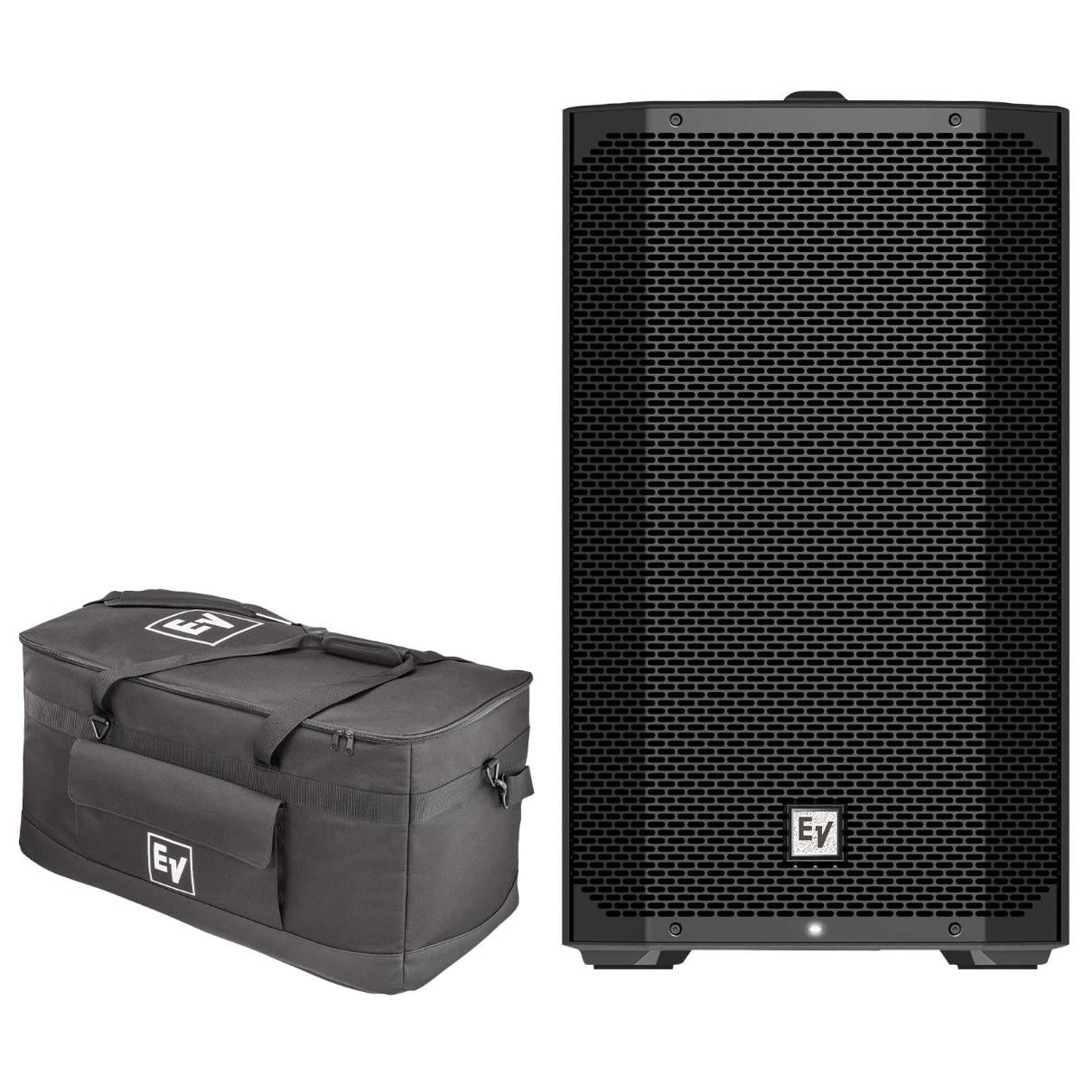 Electro-Voice EVERSE 12 Weatherized 12" Battery-Powered Loudspeaker in Black with Padded Duffel Bag Package