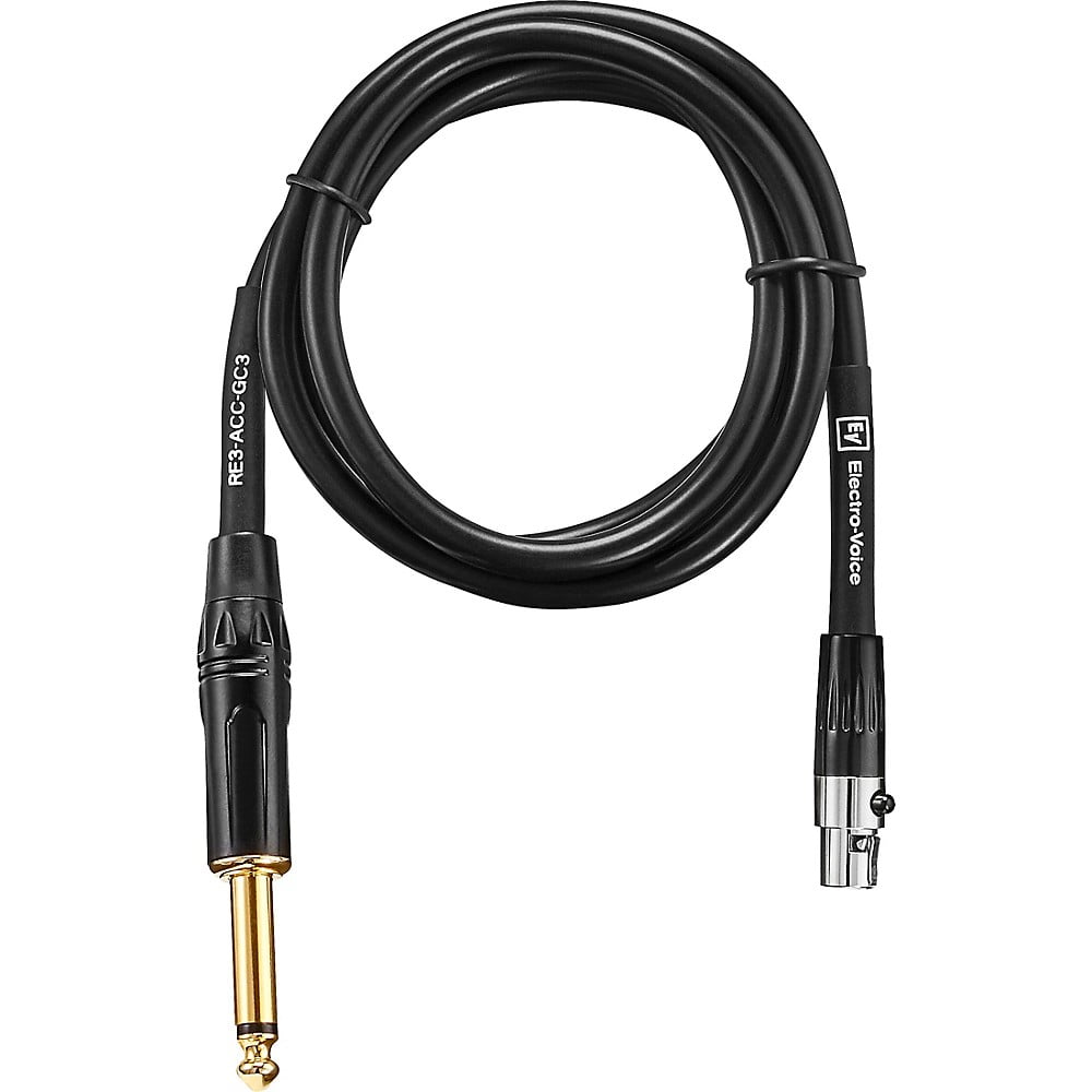 Electro-Voice RE3-ACC-GC3 Instrument Cable, 1/4" to TA4F