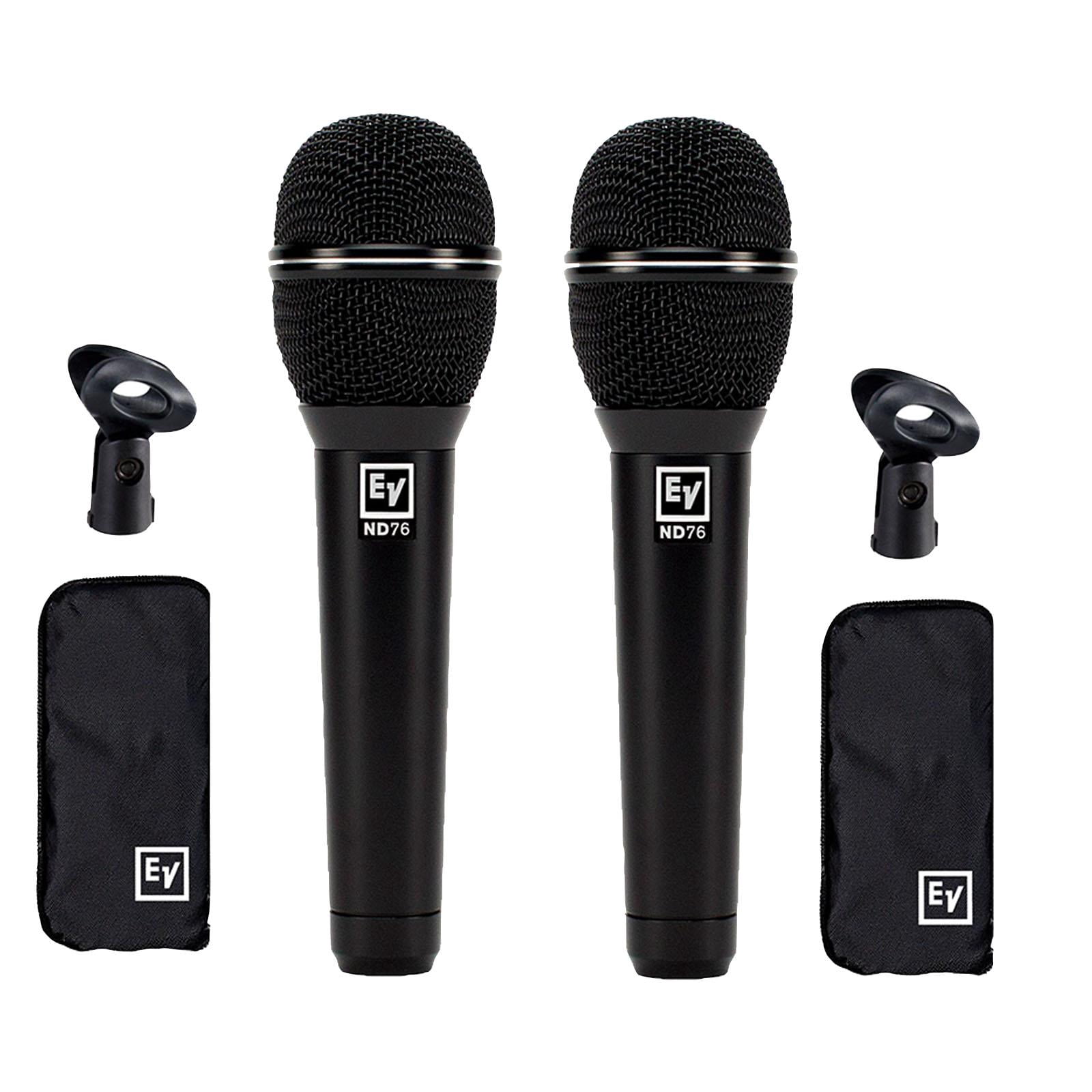 Electro-Voice ND76 Dynamic Cardioid Vocal Microphone 2-Pack