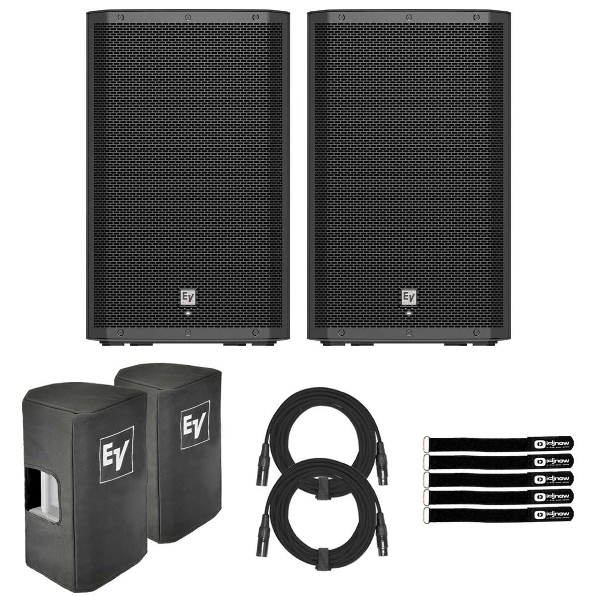 Electro-Voice ZLX-15P-G2-US 15" 2-Way Powered Speaker 2-Pack with Covers Package