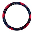 thumbnail image 1 of Electrocardiogram 14.5 Inch Printing PVC Leather Car Wheel Cover Auto Accessories, 1 of 6