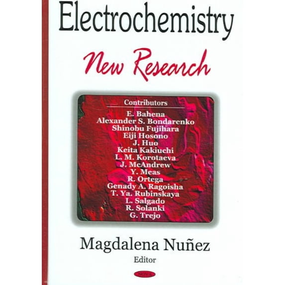 Electrochemistry: New Research by Magdalena Nunez (Hardcover) (2006) (New)