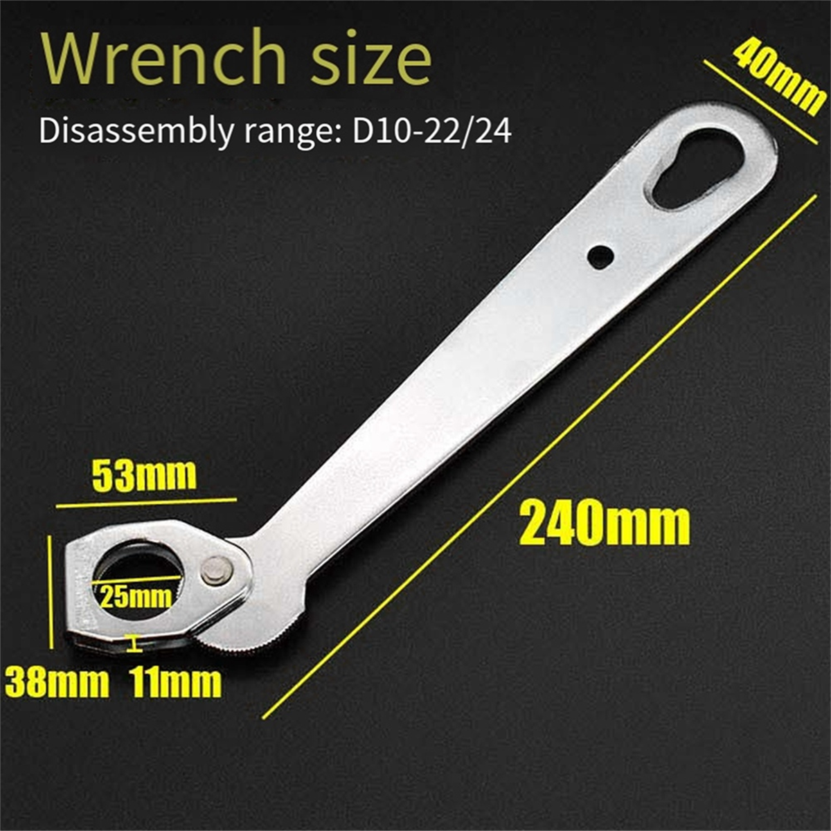 Electrode Cap Removal Wrench Repair Tool for Electrode Head Fittings of