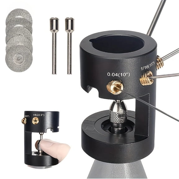 Electrode Sharpener Grinder Welding Tool Single Column Open Design,for 0.04"-1/8" Tungsten Electrodes Sharpener for Welding Accessories (4 Holes)