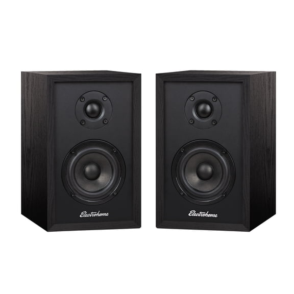 Electrohome Berkeley 2.0 Stereo Powered Bookshelf Speakers with Built-in Amplifier and 3" Drivers for Turntable, TV, PC and Wireless Music Streaming featuring Bluetooth 5, RCA and Aux (EB20B)