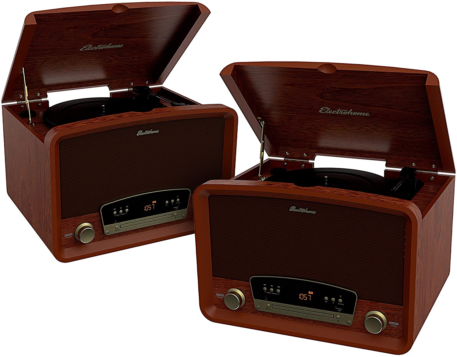 Electrohome Vinyl Record Player - 2 PACK - image 1 of 8