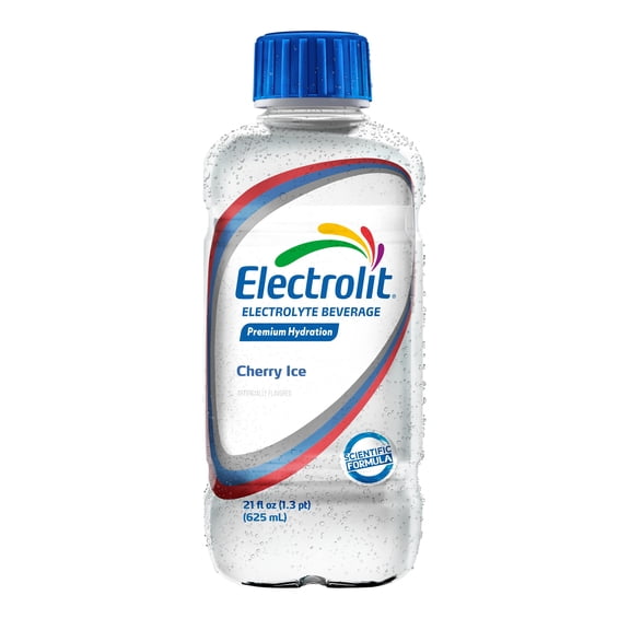 Electrolit Electrolyte Drink, Cherry Ice, 21.0 oz Bottle