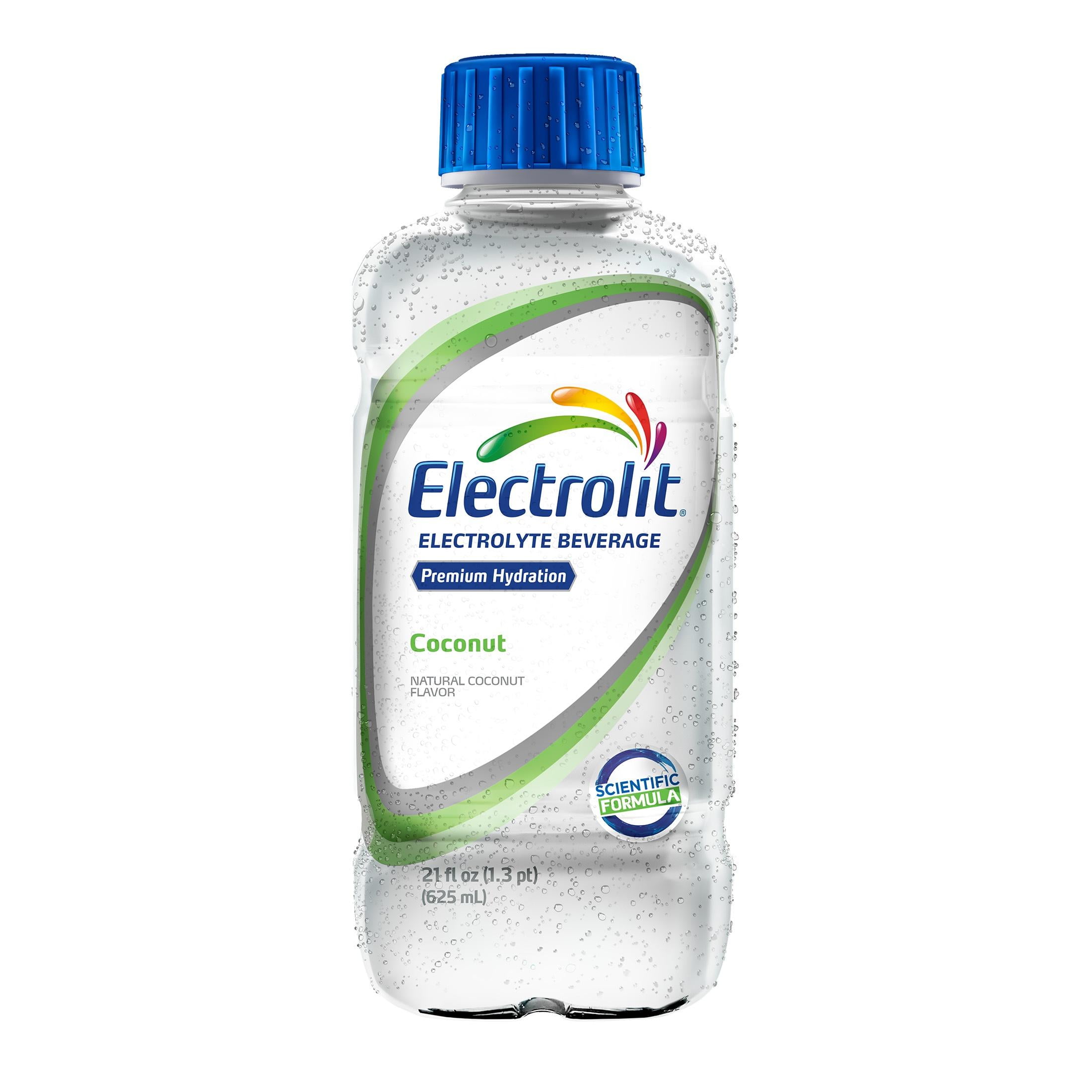Electrolit Electrolyte Drink, Coconut, 21.0 oz Bottle
