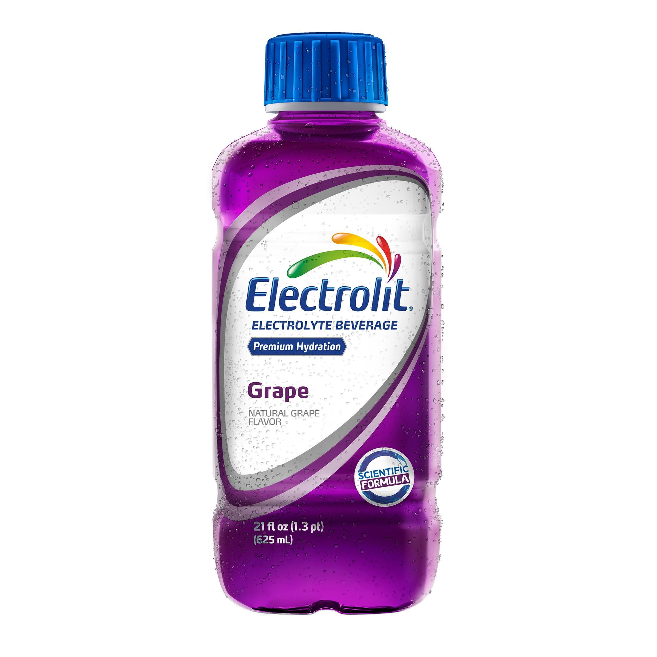 Electrolit Electrolyte Drink, Grape, 21.0 OZ Bottle