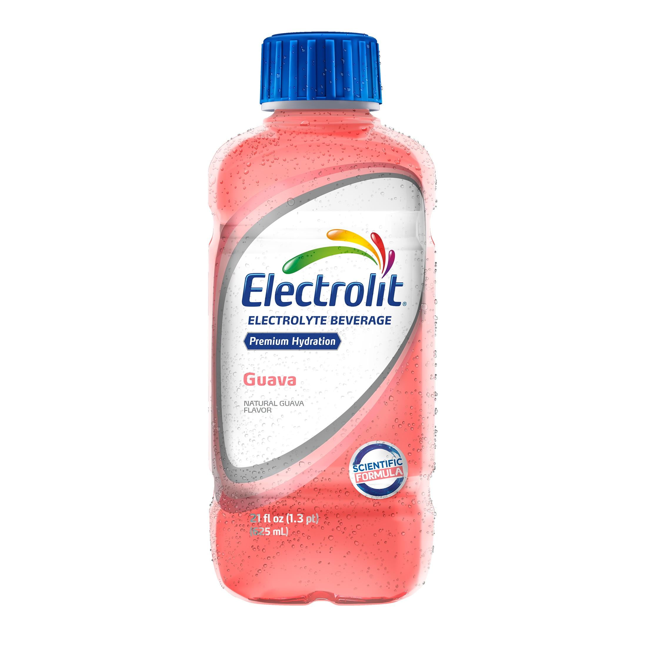 Electrolit Electrolyte Drink, Guava, 21.0 oz Bottle