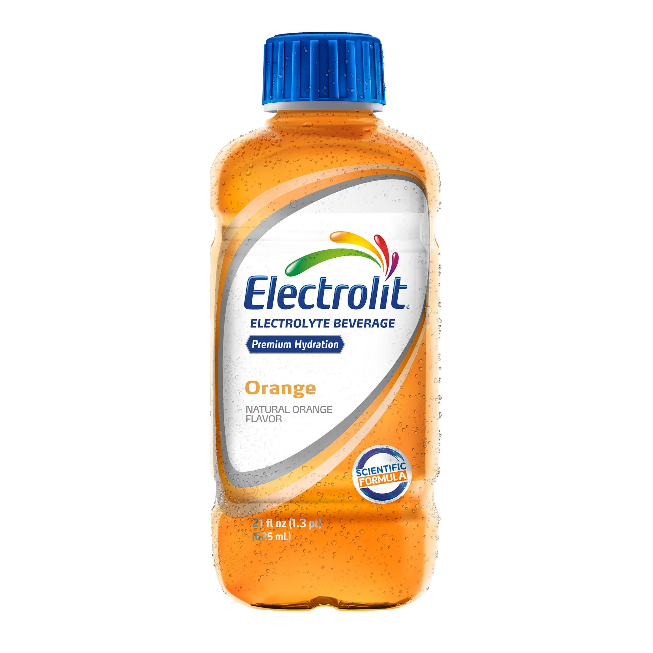 Electrolit Electrolyte Drink, Orange, 21.0 oz Bottle