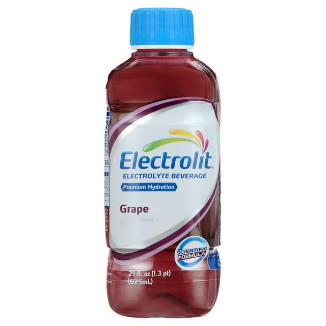 Electrolit Grape Hydration Drink With Electrolytes, 21 fl oz