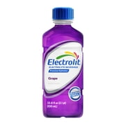 Electrolit Electrolyte Hydration Beverage, Grape, 33.8 fl oz Bottle