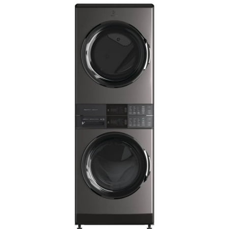 Electrolux - Laundry Tower Single Unit Front Load 4.5 Cu. Ft. Washer & 8 Cu. Ft. Electric Dryer - Titanium