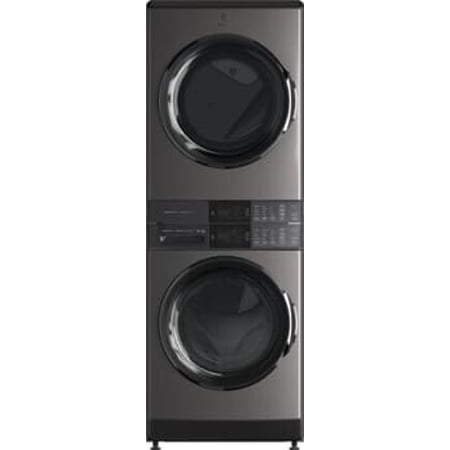 Electrolux - Laundry Tower Single Unit Front Load 4.5 Cu. Ft. Washer & 8 Cu. Ft. Electric Dryer with Perfect Steam - Titanium