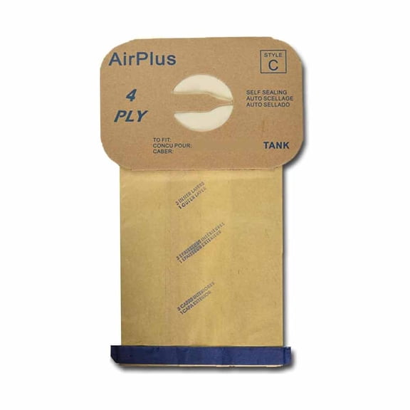 Electrolux Airplus 4 Ply Tank Vacuum Cleaner Style-C Paper 24Bags # 805FPC
